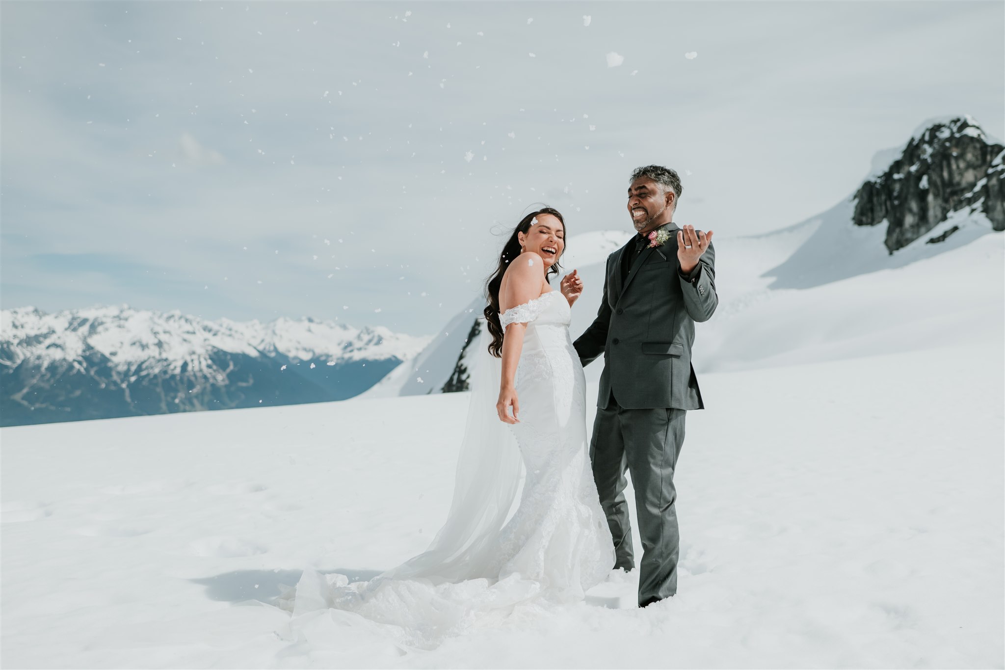 Elopement on Rainbow Mountain in Whistler, BC