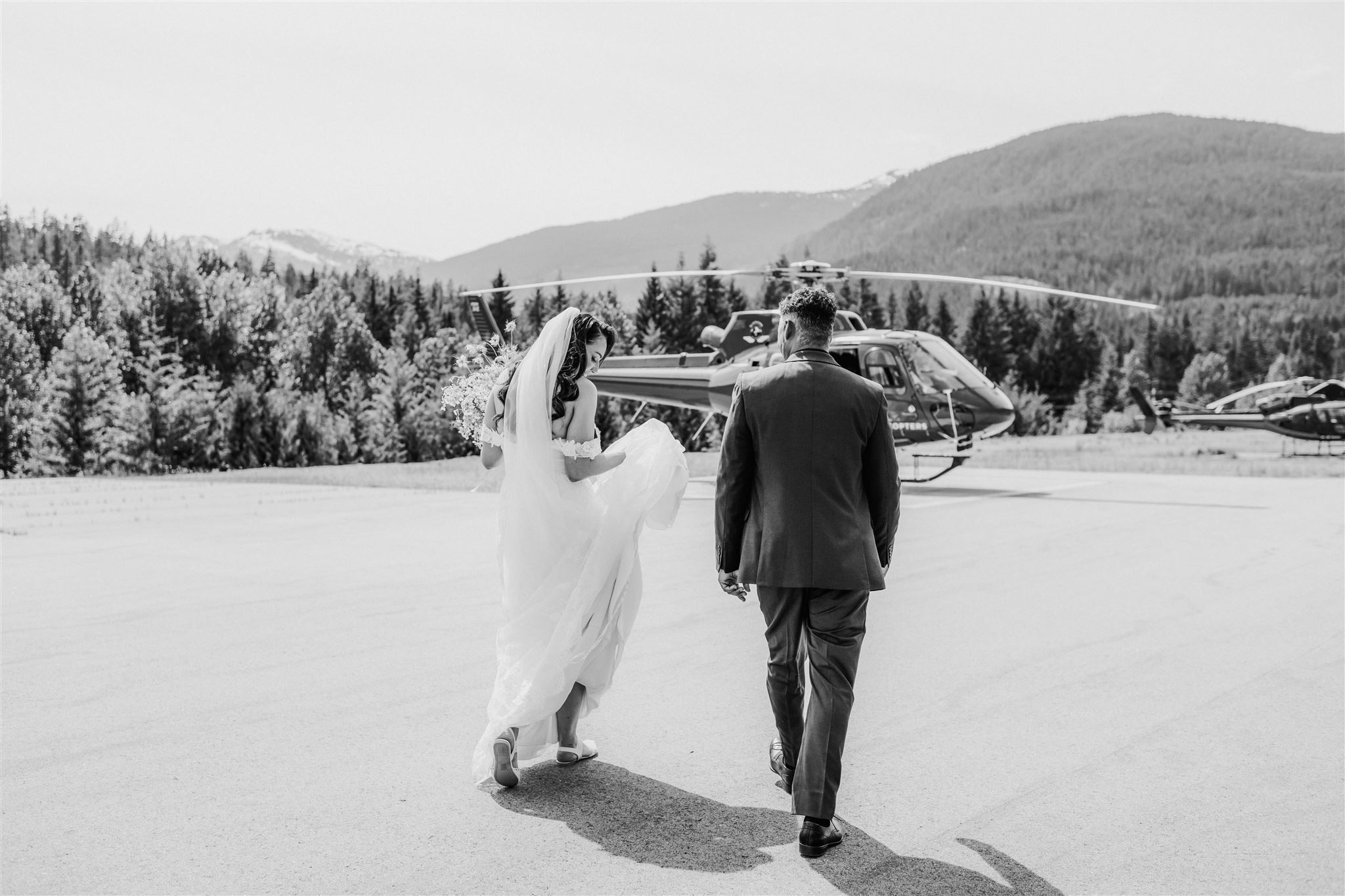 Helicopter elopement with Blackcomb Helicopters