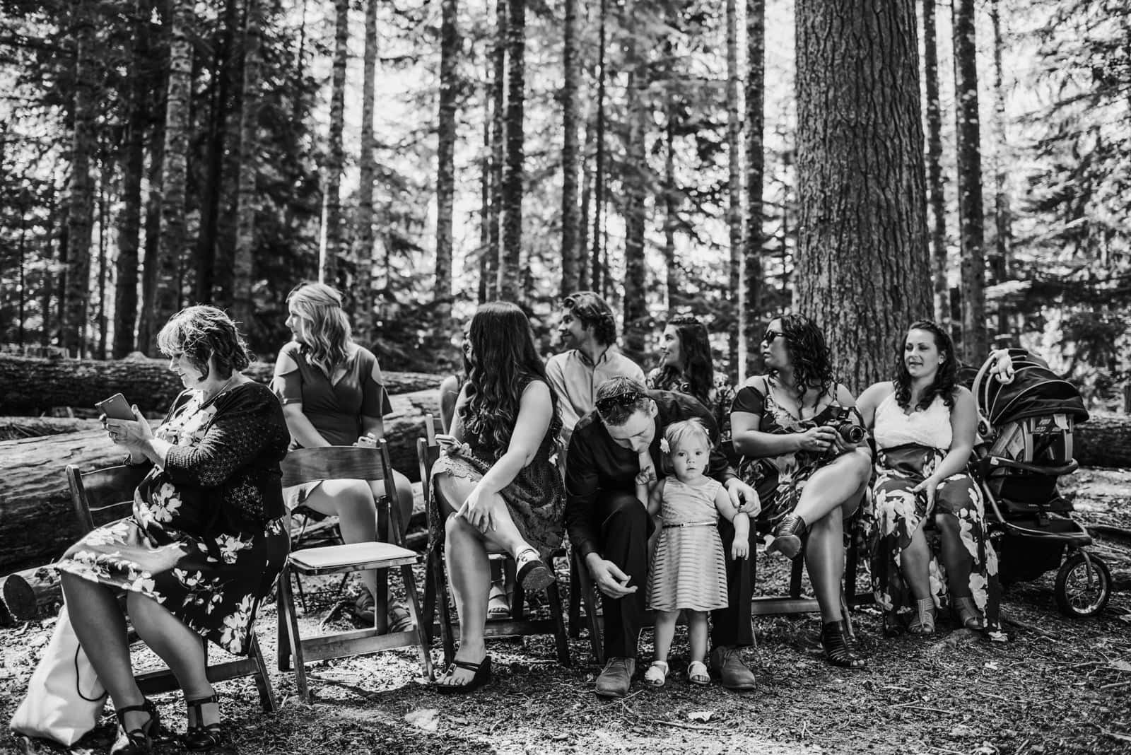 Couple elopes in Rebagliati Park Whistler, BC