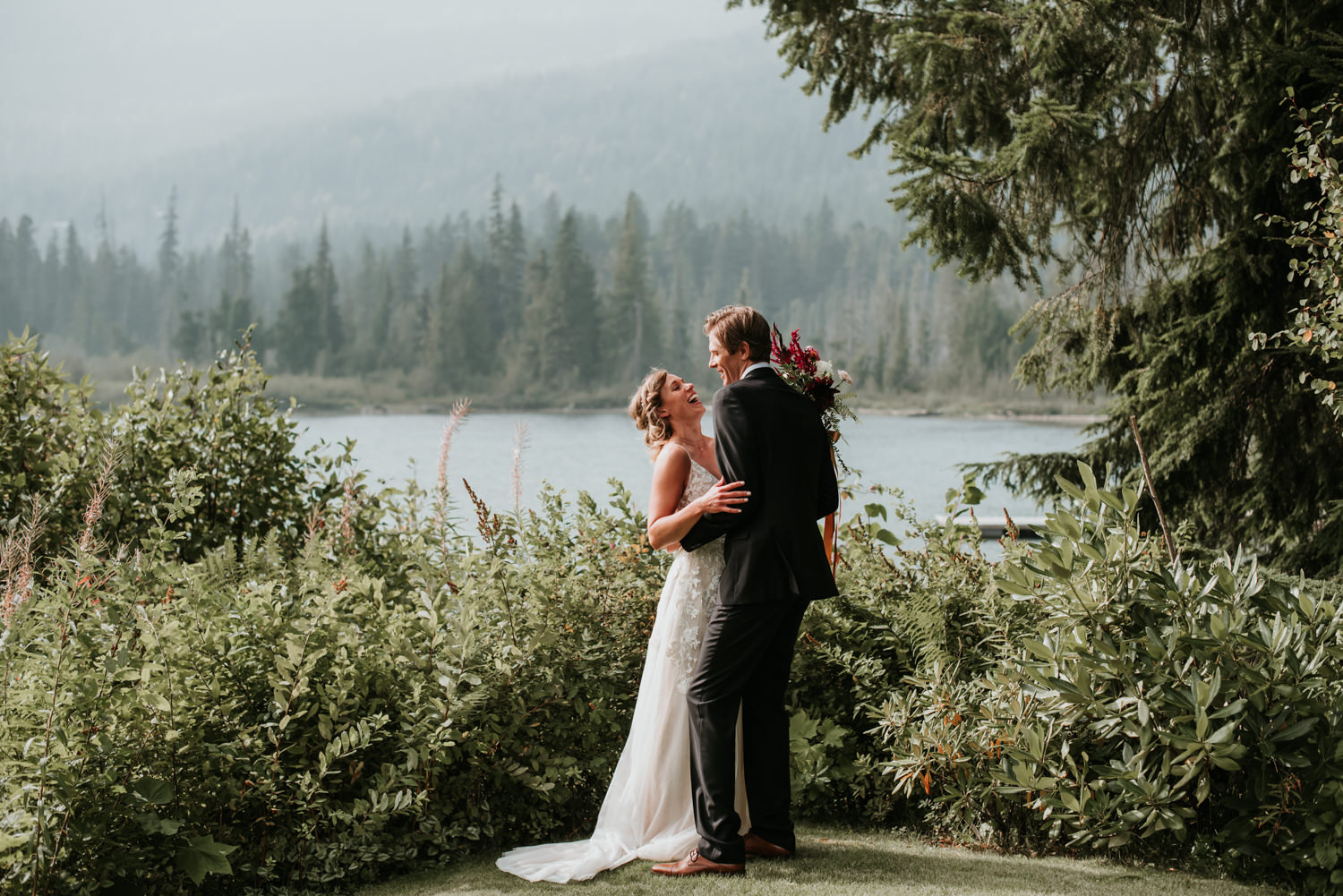 Whistler Elopement Photographer capturing whistler valley elopement