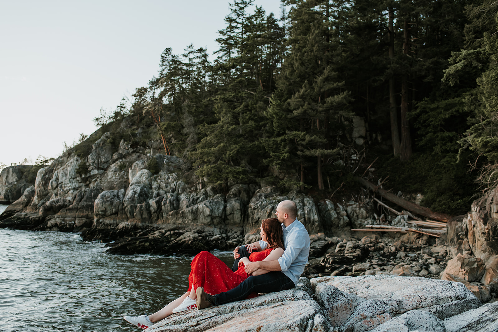 Lighthouse Park engagement photography in Vancouver BC