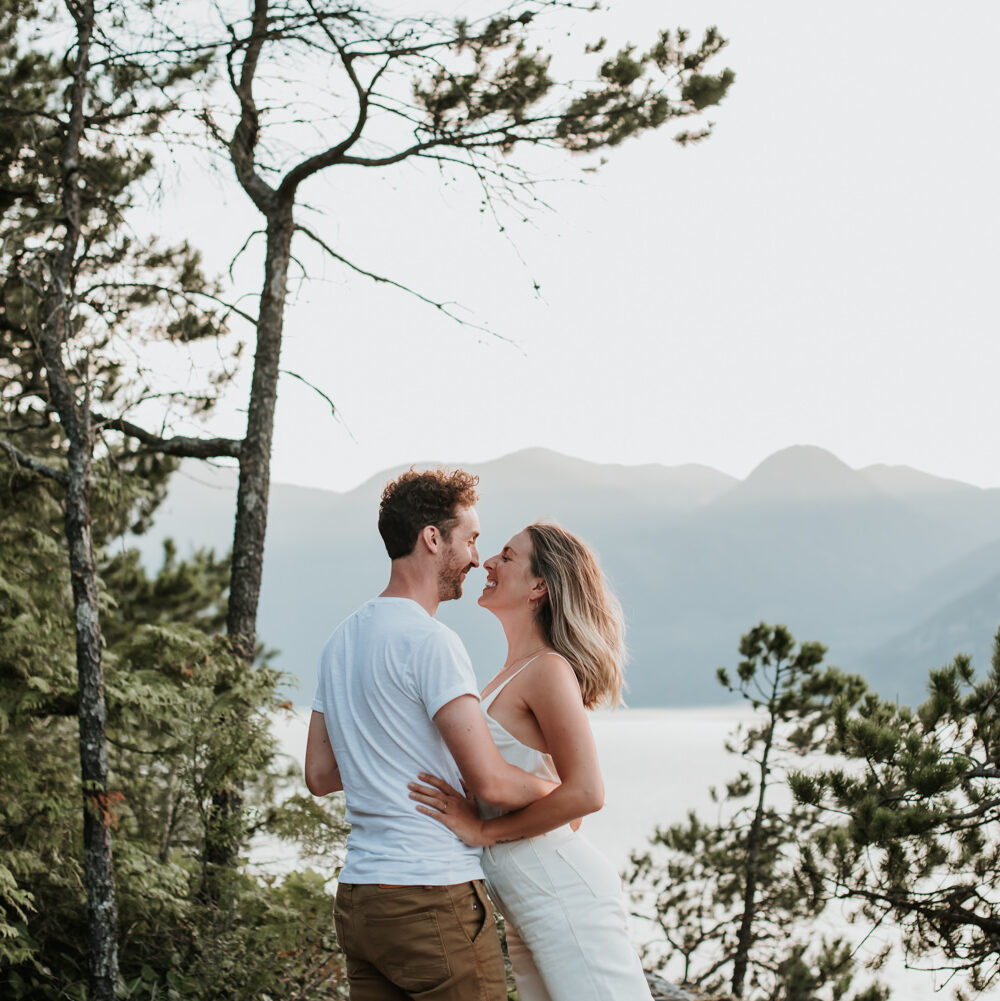 Squamish BC engagement photography