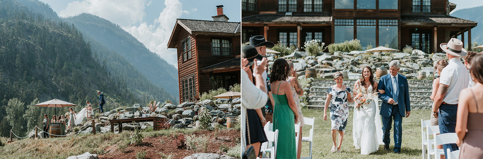 Farm wedding venue Bluevault in Pemberton BC