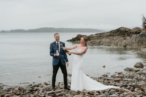Elopement photography by Darby Magill on Bowen Island, BC