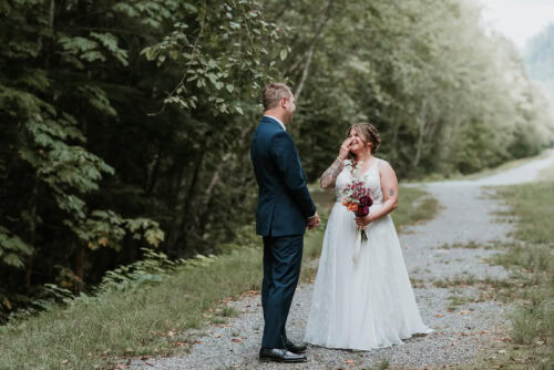 A couple elopement in the mountains of Squamish BC