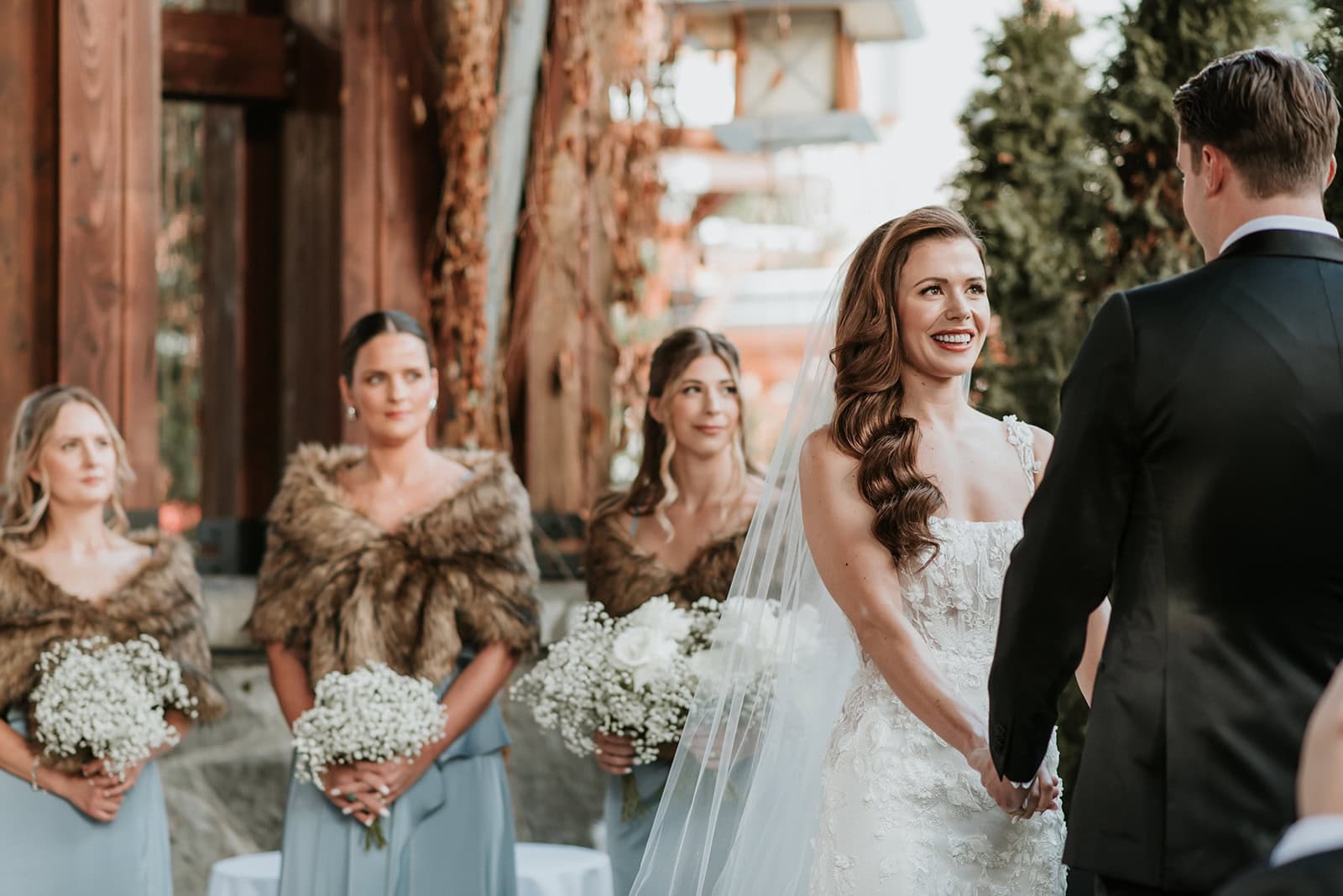 A Whistler winter ceremony at Nita Lake Lodge in BC Canada