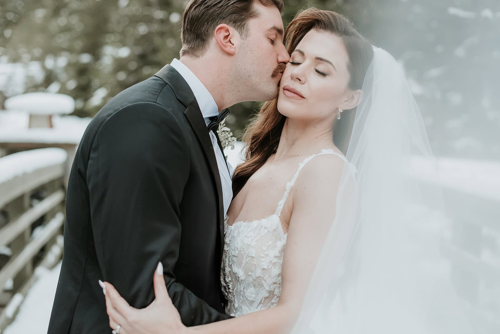 Whistler winter wedding photos at Nita Lake Lodge