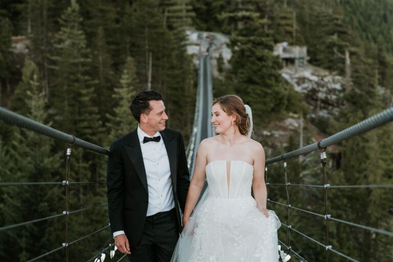Summer wedding at the Sea to Sky Gondola in Squamish BC