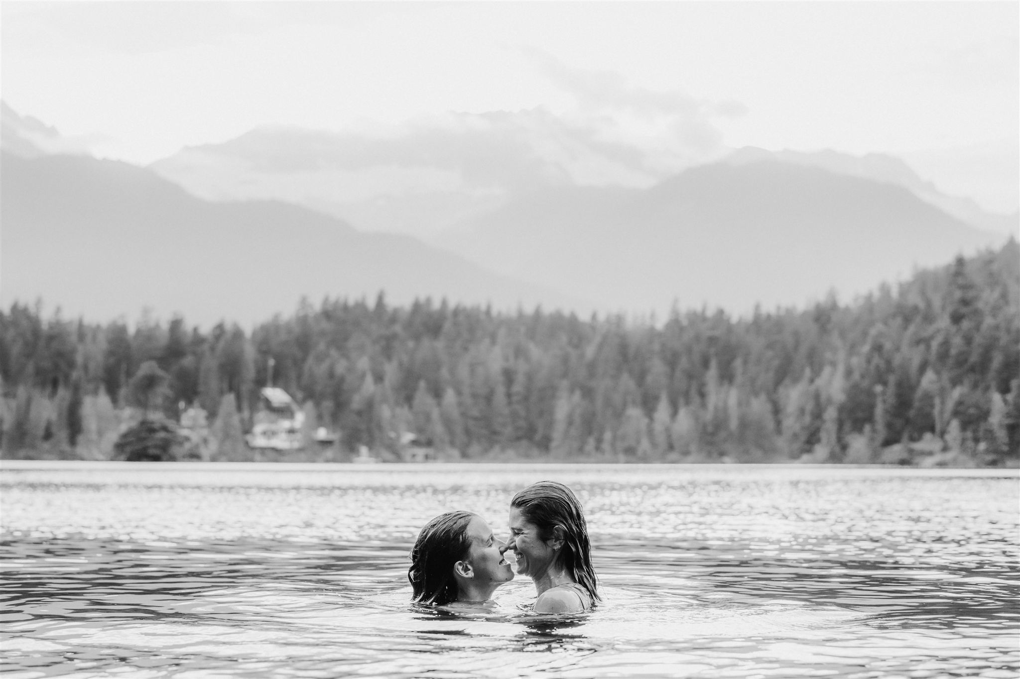 Squamish engagement photos at Levette Lake
