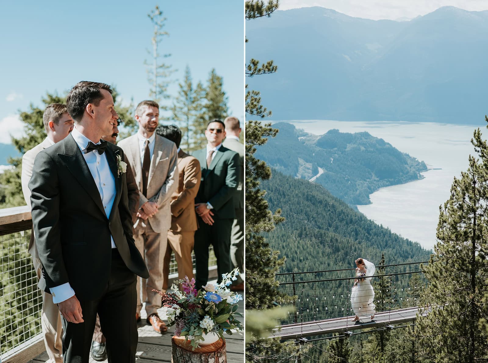 Squamish wedding planner and florists deliver stunning decor at the Sea to Sky Gondola