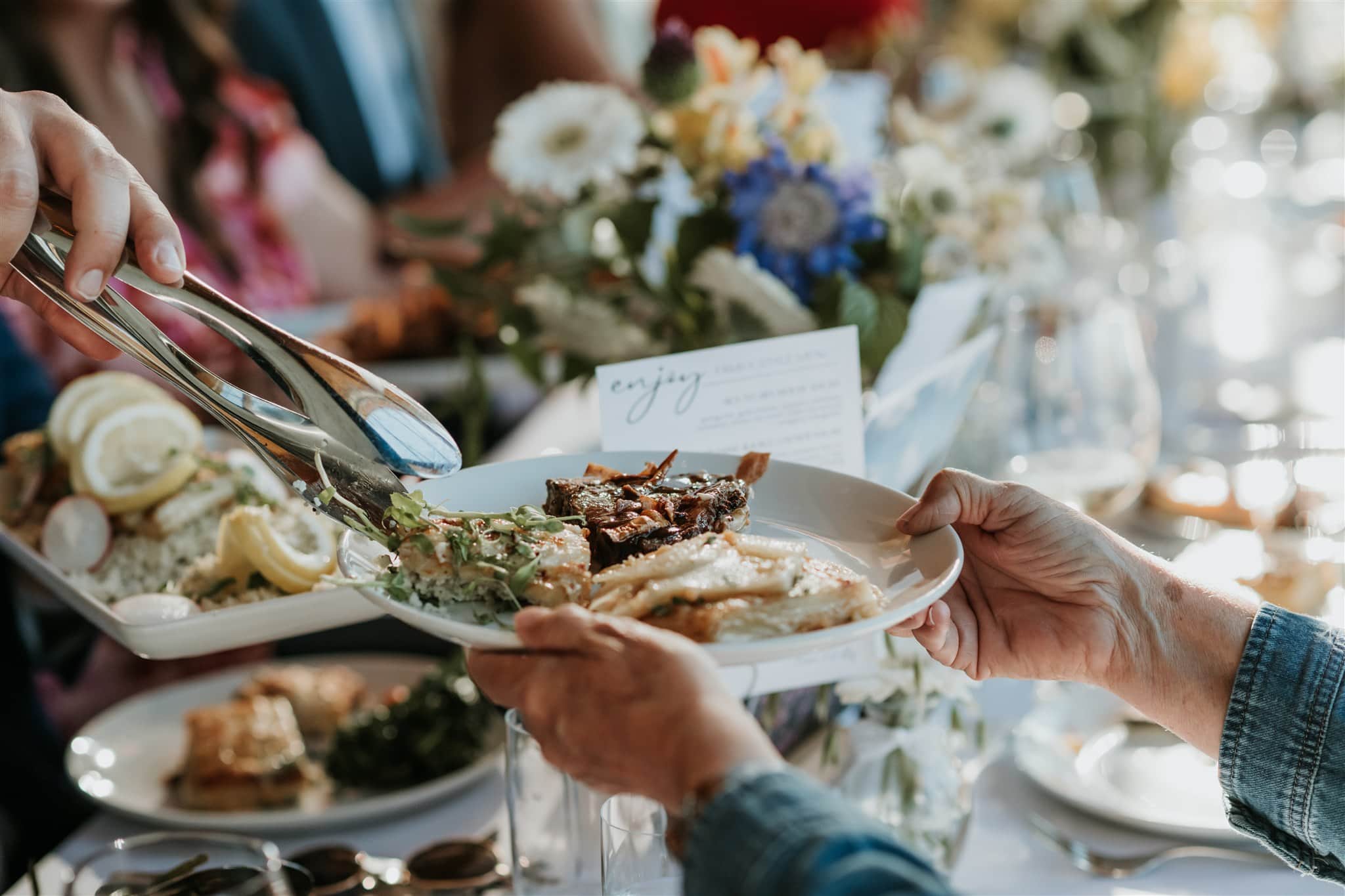 Sea to Sky Gondola wedding reception in the Diamond Head Room