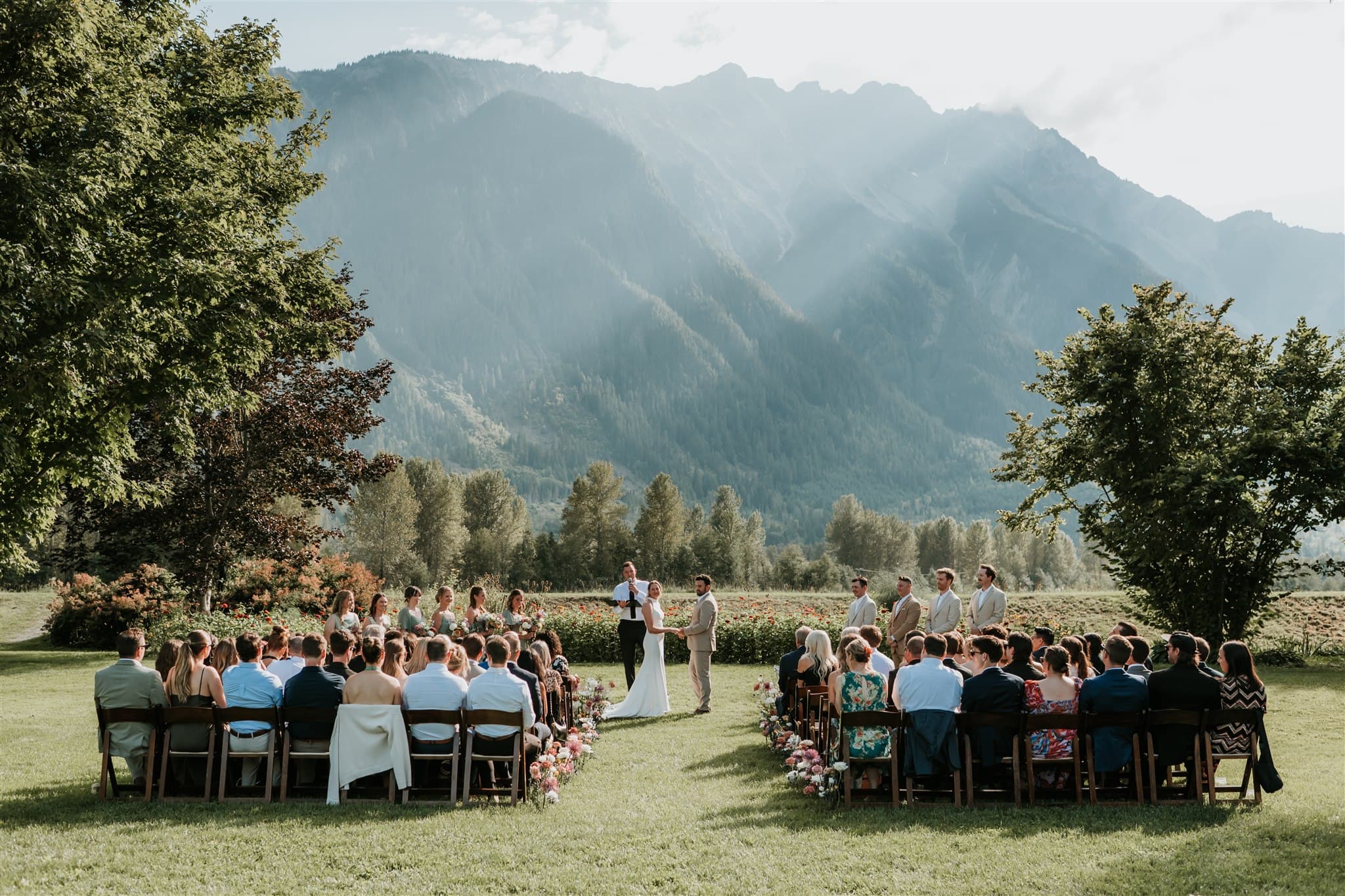 Couple gets married at North Arm Farm in Pemberton, BC